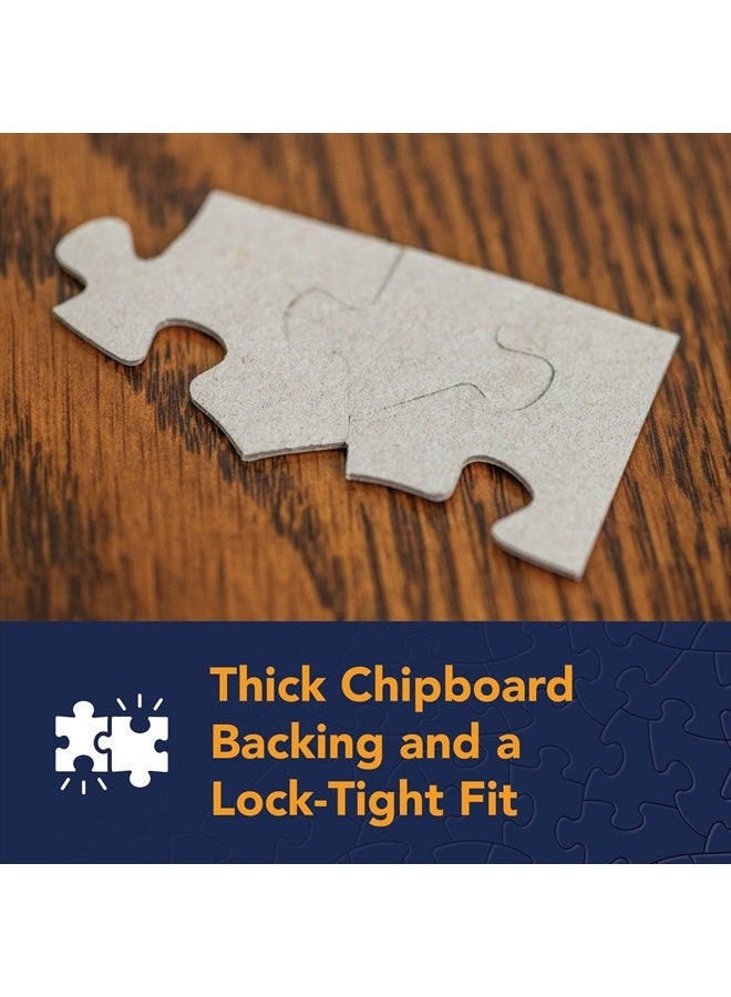 Bits and Pieces – 300 Piece Jigsaw Puzzle for Adults – Autumn Charm - Fall Pumpkins Woodland Creatures Jigsaw Puzzle by Artist Jane Maday, Completed Puzzle Size: 18" x 24" - Image 3