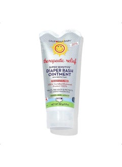 California Baby Super Sensitive Unscented Diaper Rash Ointment ; 100% Biobased (Usda Certified) ; No Added Fragrance ; Allergyfriendly ; Baby Diaper Rash Cream For Irritated & Sensitive Skin ; 82 G / 2.9 Oz.  - Image 1