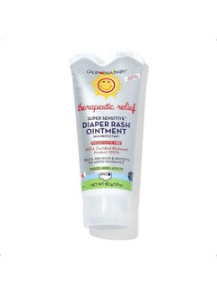 California Baby Super Sensitive Unscented Diaper Rash Ointment ; 100% Biobased (Usda Certified) ; No Added Fragrance ; Allergyfriendly ; Baby Diaper Rash Cream For Irritated & Sensitive Skin ; 82 G / 2.9 Oz.  - Image 2