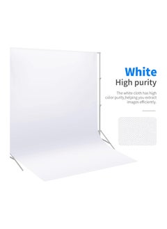 Neewer Neewer 6x9 feet/1.8x2.8 meters Photo Studio 100 Percent Pure Muslin Collapsible Backdrop Background for Photography, Video and Television (Background Only) - White  - Image 3