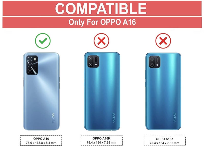 SHINESTAR Oppo A16 Back Cover Case | Ultra Thin 360 Degree Protection Crystal Clear Tranparent Bumper Back Cover Case for Oppo A16 - Black - Image 2