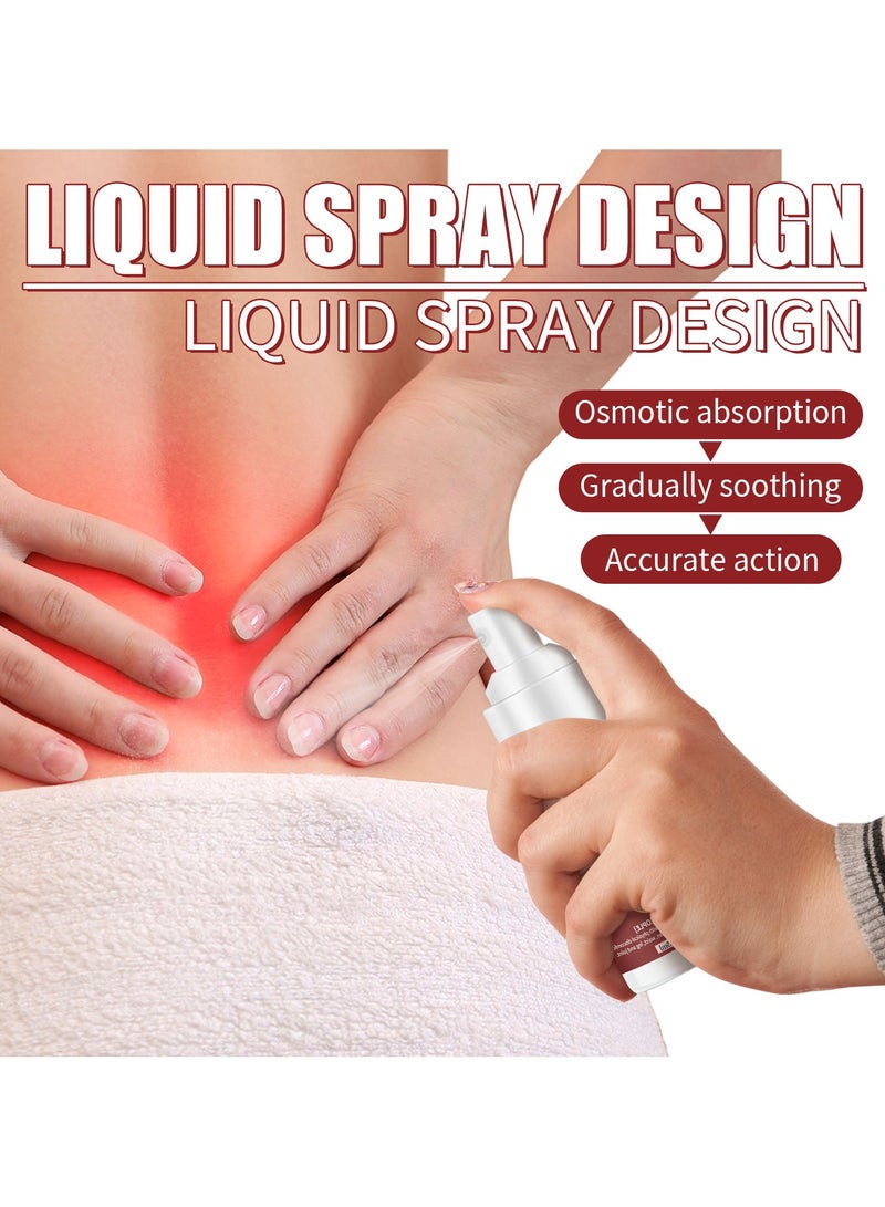 ساوث مون عبوة من 4 بخاخات أسفل الظهر، لتخفيف آلام الظهر، مكونات عشبية نباتية، مناسبة للأكتاف والرقبة والخصر والساقين ومفاصل الركبة وأجزاء أخرى، 35 مل*4 - Image 5