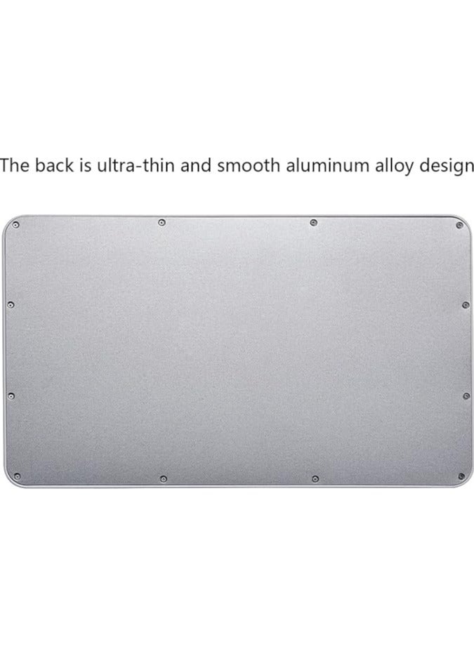 erorex Ultra-Slim Bluetooth Keyboard and Mouse Combo Rechargeable Portable Wireless Keyboard Mouse Set for Apple iPad iPhone iOS 13 and Above Samsung Tablet Phone Smartphone Android Windows (White) - Image 2