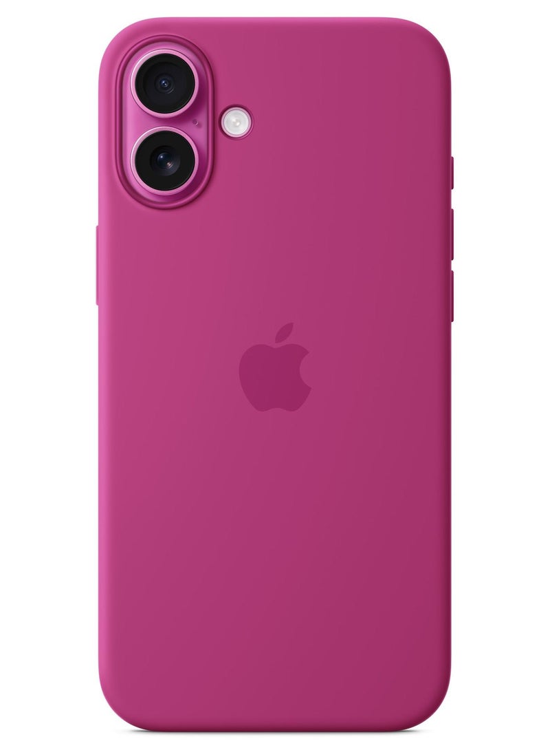 Techie Apple iPhone 16 Plus Silicone Case with MagSafe – Fuchsia - Image 1