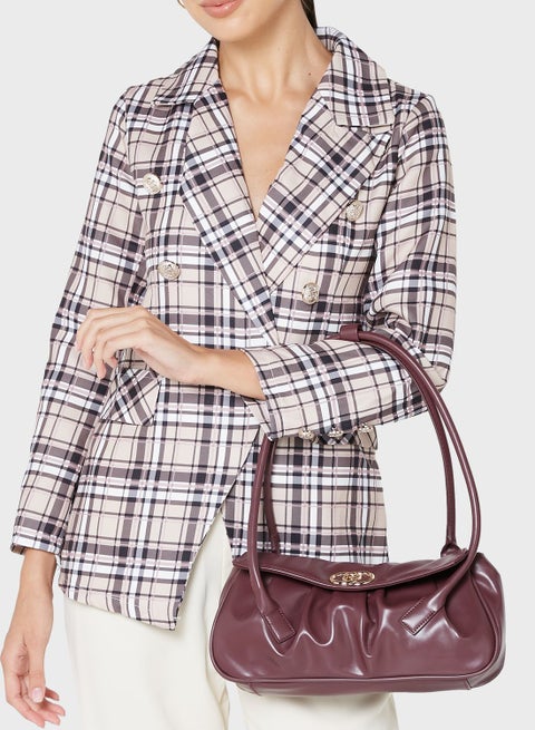 Loop Handles Baguette Handbag