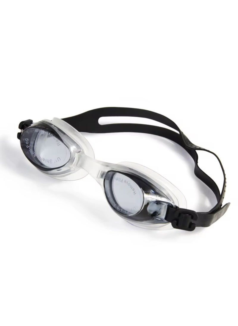 Swim Goggles Anti-Fog Leakproof UV Protection Youth Kids Wide Swim Goggles with Adjustable Strap