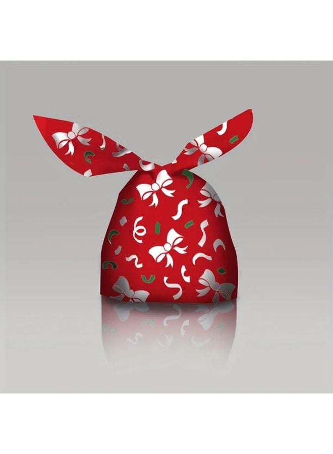 Christmas Rabbit Ears Bag EVA Material Cookie Packaging With Snowflake Design - Image 3