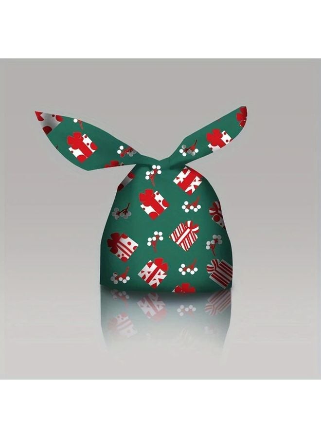 Christmas Rabbit Ears Bag EVA Material Cookie Packaging With Snowflake Design - Image 1