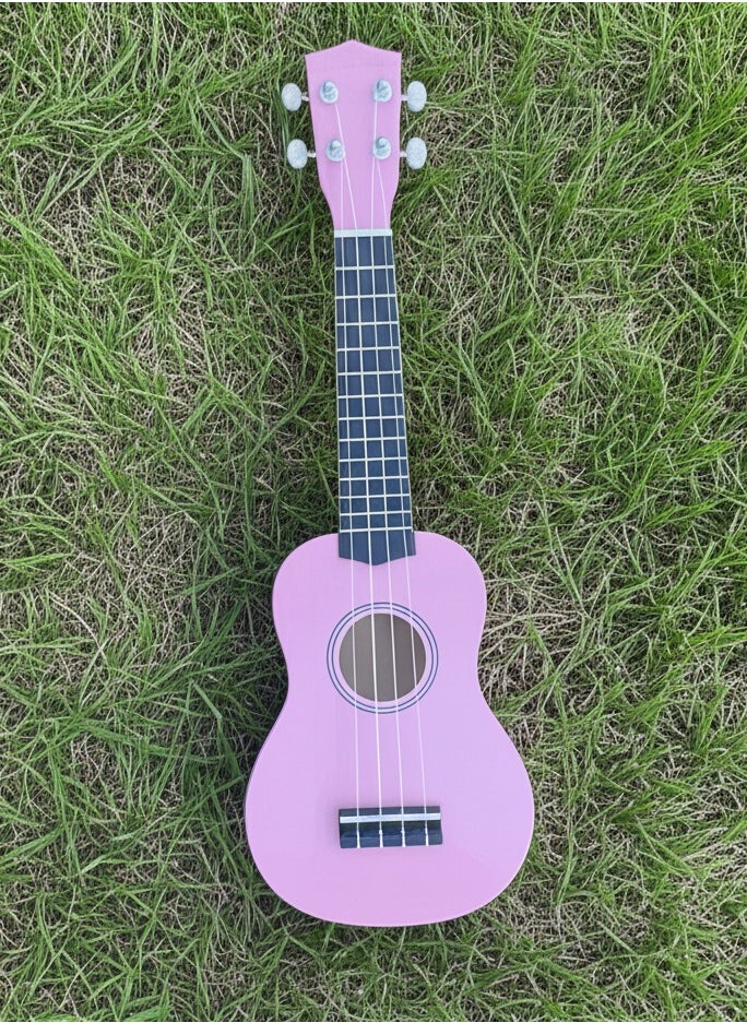 Megarya 21-Inch Concert Ukulele for Beginners – Crafted from high-quality mahogany wood, this Hawaii-style ukulele is perfect for kids and beginners – Pink  - Image 2