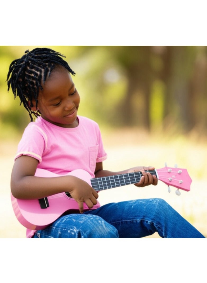 Megarya 21-Inch Concert Ukulele for Beginners – Crafted from high-quality mahogany wood, this Hawaii-style ukulele is perfect for kids and beginners – Pink  - Image 5