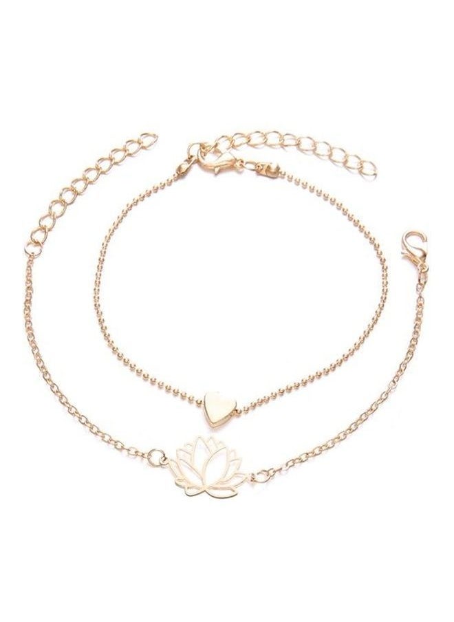 NIBEMINENT - 2-Piece Lotus Love Fashion Bracelets - Image 1