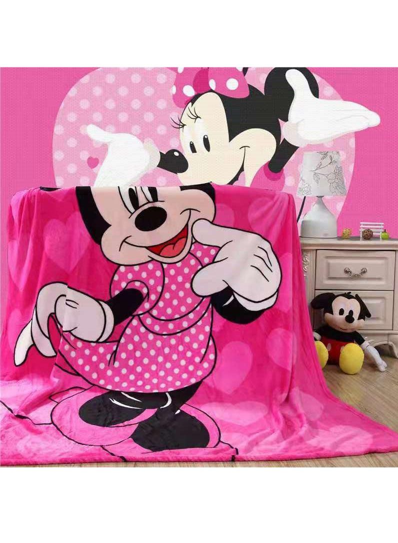 Kids Blanket Cute Anime Sofa Cover Summer Air Conditioning Blanket for Bed Cartoon Leisure Bedspread Soft Sheets 