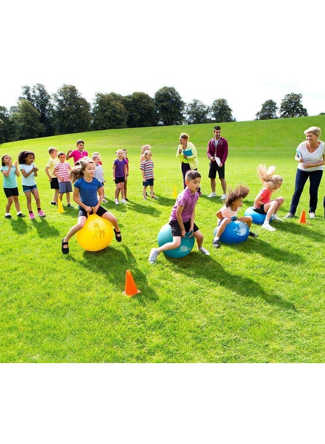 أزود كرة AZOD Space Hopper مع مضخة هواء: قطر 22 بوصة/55 سم للأعمار من 10 إلى 12 عامًا، كرة قفز، كنغر، هوبيتي قفز، كرة قفز - Image 5