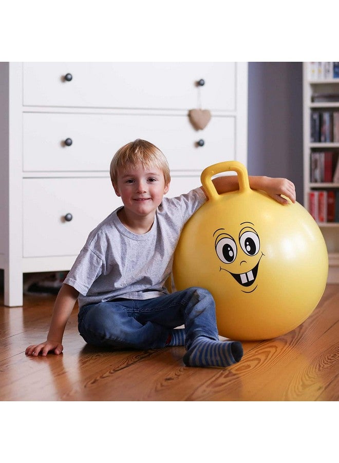 أزود كرة AZOD Space Hopper مع مضخة هواء: قطر 22 بوصة/55 سم للأعمار من 10 إلى 12 عامًا، كرة قفز، كنغر، هوبيتي قفز، كرة قفز - Image 2