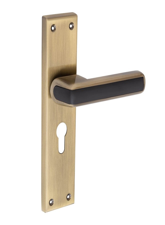 Qorp Locks طقم مقبض نقر من الفولاذ المقاوم للصدأ من Qorp مقاس 8 بوصات مع جسم القفل | تشطيب عتيق | 3 مفاتيح فائقة | قفل أسطواني BSK (مفتاح من كلا الجانبين)، أقفال أبواب للباب الرئيسي، أقفال للمنزل. - Image 4