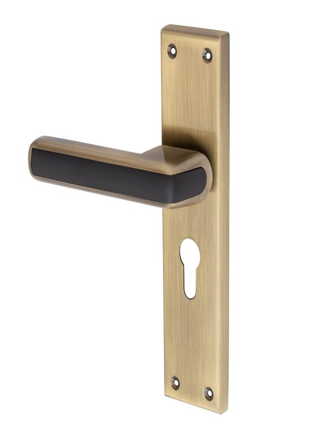 Qorp Locks طقم مقبض نقر من الفولاذ المقاوم للصدأ من Qorp مقاس 8 بوصات مع جسم القفل | تشطيب عتيق | 3 مفاتيح فائقة | قفل أسطواني BSK (مفتاح من كلا الجانبين)، أقفال أبواب للباب الرئيسي، أقفال للمنزل. - Image 5