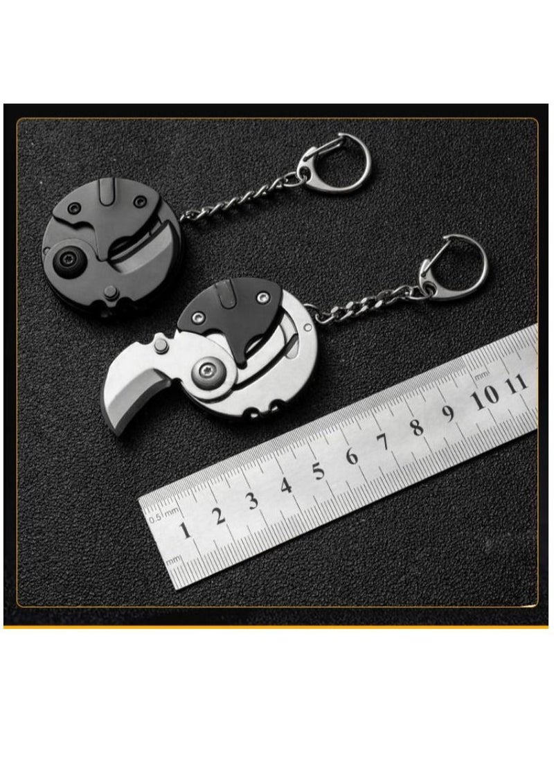 Generic - Foldable Coin Screwdriver,Multifunction Slit Screw Cutter Folding Screwdriver EDC Gadget Multi-Tool Multi-function Coin Cutter - Image 1