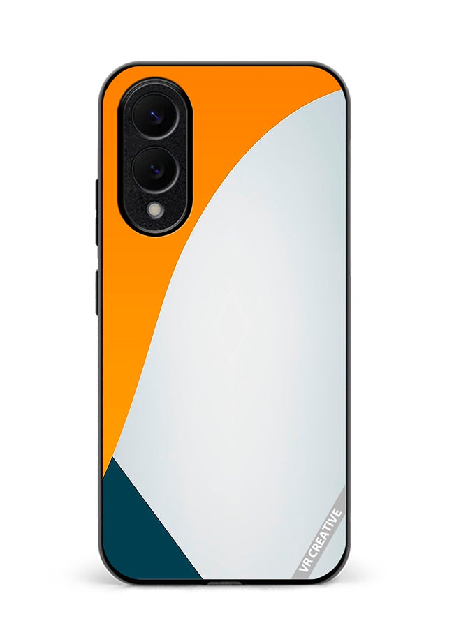 VR CREATIVE Protective Case Cover For Samsung Galaxy S25 Edge Abstract Design Multicolour