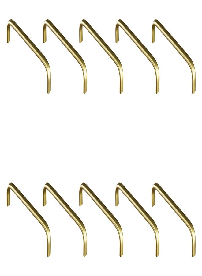 Atlantic Stainless Steel Capsule D Dwawer Cabinet Handles 4 Inch (Total Length 105 mm, Hole to Hole 95 mm, Antique Finish) Pack of 10 Pieces, Pull Handle - Image 1