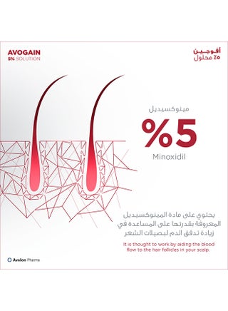 بخاخ محلول أفوجين 5% للرجال شفاف 50ملليلتر - view 3