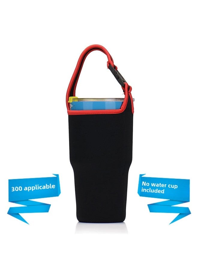 Ice Bully Cup Cover Elastic Protective Cover Cup Cover Thickened Spot Cup Cover Diving Cloth Printed Logo Cloth Cover Printing-Color:Purple Ice-Capacity:900ml - Image 3
