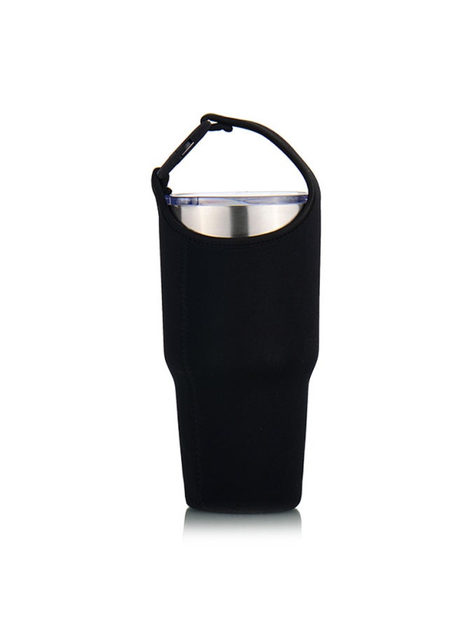 Ice Bully Cup Cover Elastic Protective Cover Cup Cover Thickened Spot Cup Cover Diving Cloth Printed Logo Cloth Cover Printing-Color:Purple Ice-Capacity:900ml - Image 2