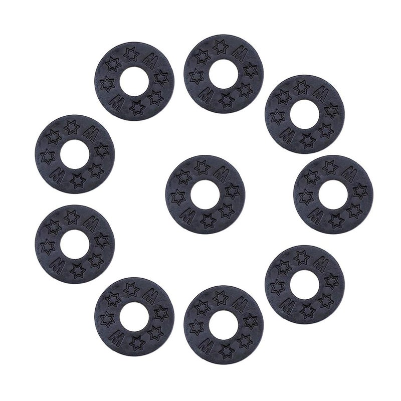 xinxingin 10 Pcs Guitar Strap, 0.98 * 0.39 * 0.11in Guitar Strap Lock, Anti-Slip Strap Lock Washer for Guitar and Bass, Prevents Strap Slippage During Performances ﻿ - Image 3
