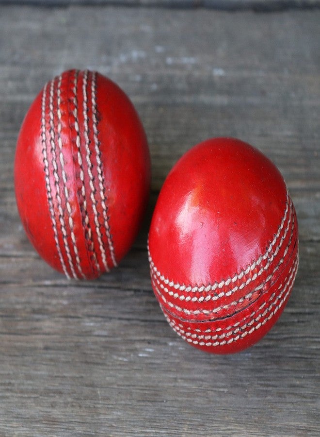 EOS- BUILDING TRUST Twenty 20 Cricket Leather Ball 7 CM (Pack of 2) - Image 2
