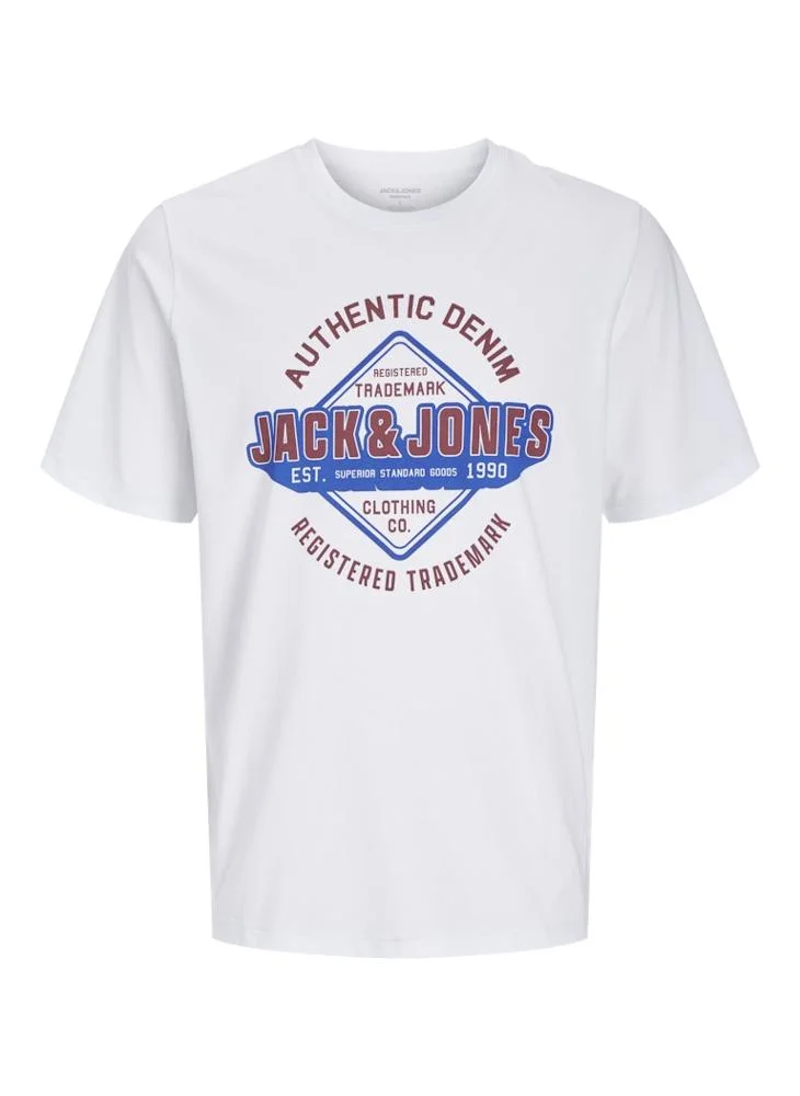جاك اند جونز Logo Crew Neck T-Shirt