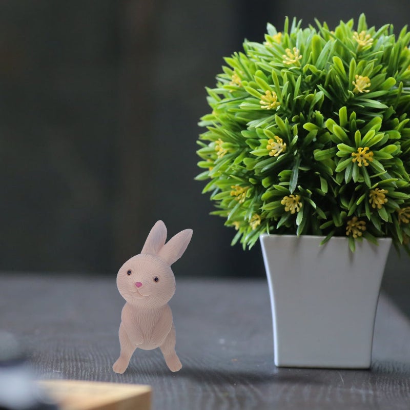 7Pcs Three-Dimensional DIY Landscape Decor Bunny Shape Adorn - Image 5