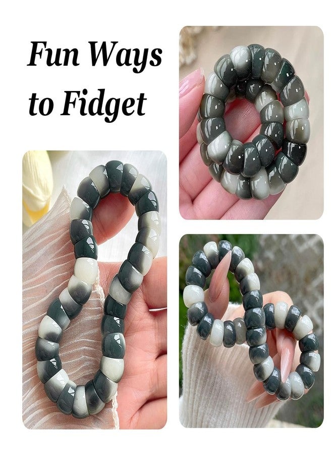 72ore Bodhi Bracelet Fidget Bracelet for Women Natural Bodhi Seed Bracelets Stretch Protection Healing Jewelry Anxiety Relief Items - Image 4