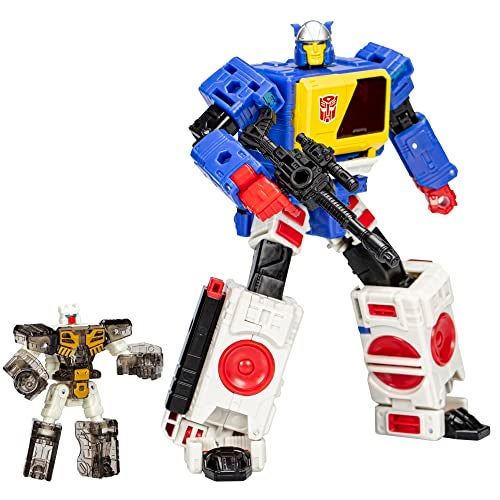 Transformers Toys Legacy Evolution Voyager Twincast and Autobot Rewind Toy 7inch Action Figures for Boys and Girls Ages 8 and Up - Image 1