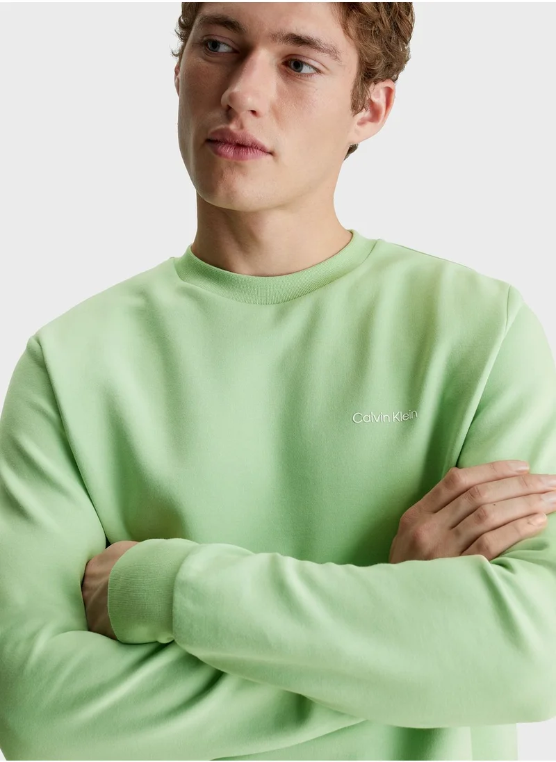 CALVIN KLEIN Micro Logo Repreve Sweatshirt