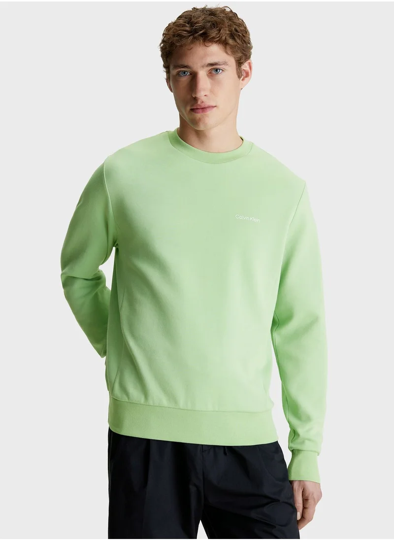CALVIN KLEIN Micro Logo Repreve Sweatshirt