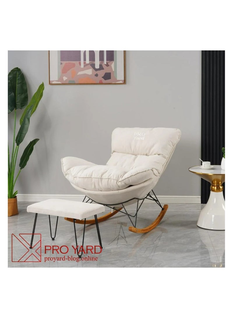 Pro Yard relaxation chair From Pro Yard beige color . - Image 2