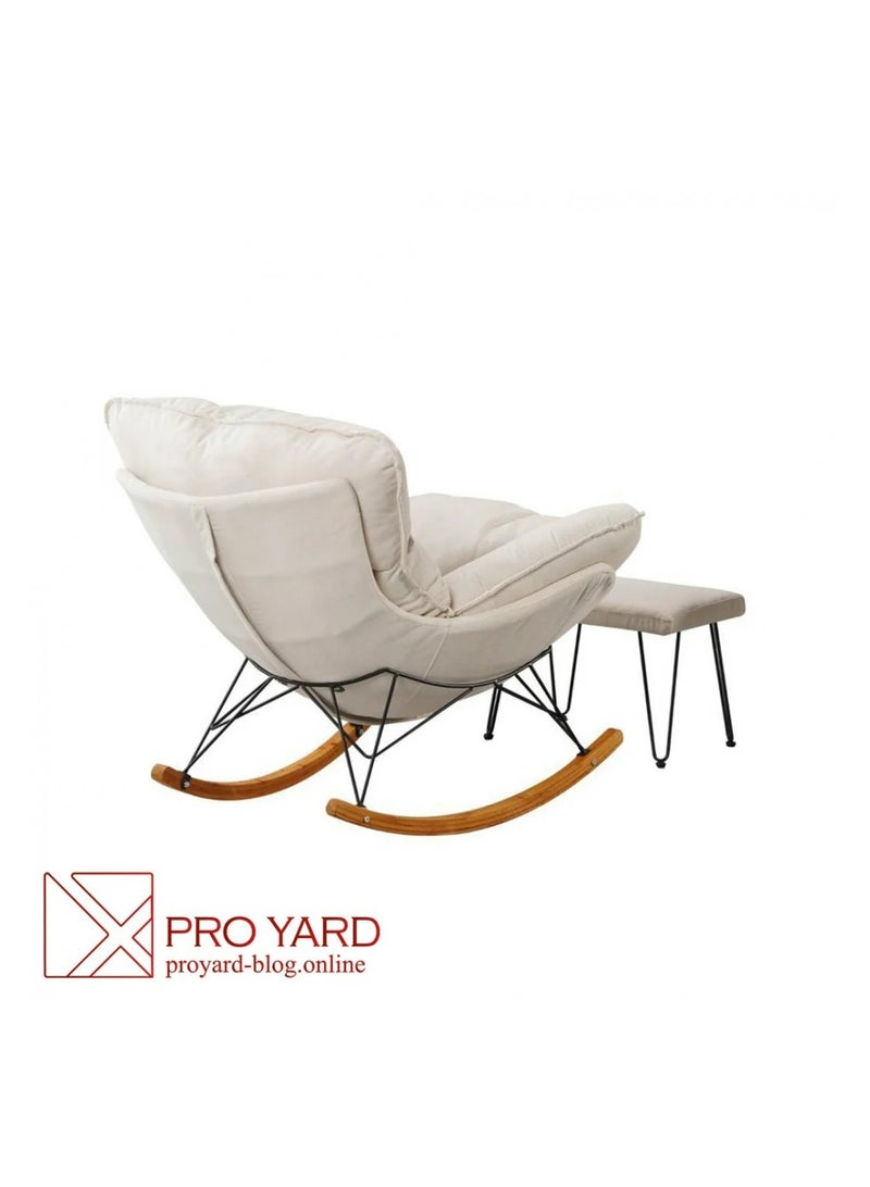 Pro Yard relaxation chair From Pro Yard beige color . - Image 5