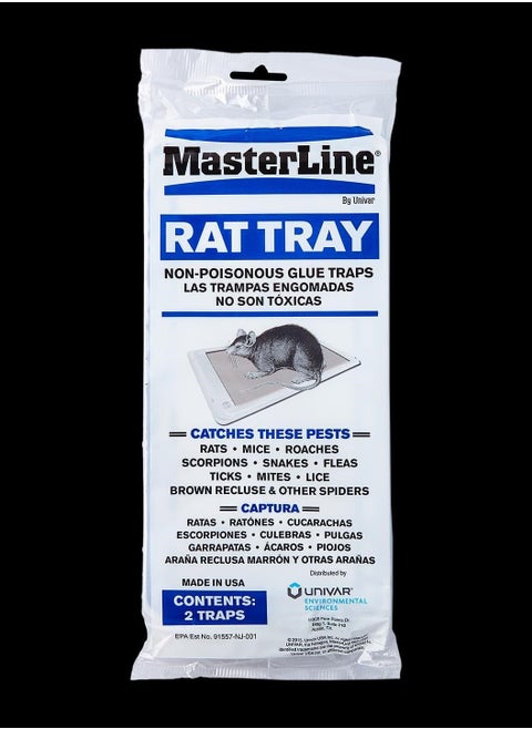 Rat Tray Glue Traps 2 Pcs Pack