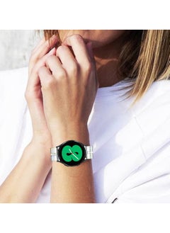 Y&D No Gap Band Compatible for Samsung Galaxy Watch 5/4 40mm 44mm, 5 Pro 45mm Band/Watch 4 Classic 42mm 46mm, 20mm Transparent Replacement Silicone Wrist Strap  - Image 4