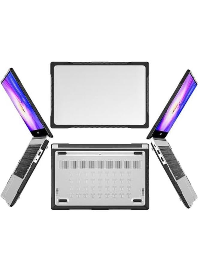 erorex Case Compatible With Huawei Matebook D14 2024 2023 Frosted Translucent Matte Anti Fingerprint Shockproof Ultra Thin Anti Slip Protective Laptop Cover Shell Translucent - Image 5