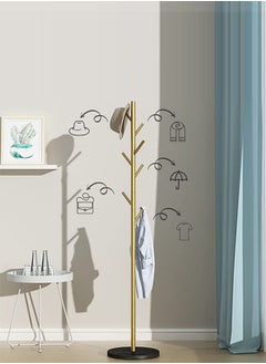 Generic Multifunction Coat Rack, Standing Metal Clothes Rack Hat Hanger, Metal Rack Hanger Hook Stand  - Image 4