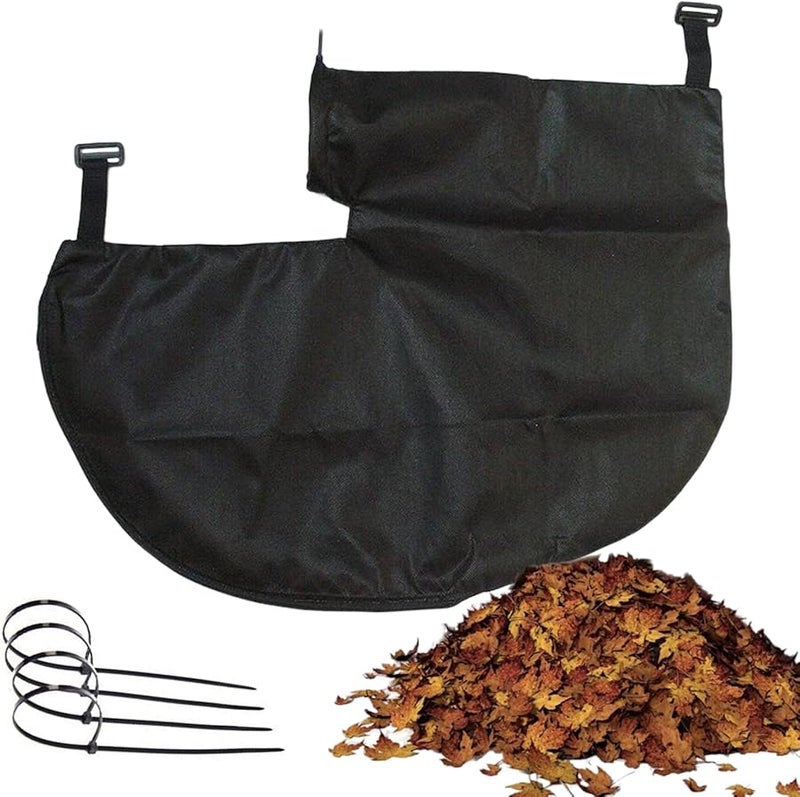 Reusable Zippered Leaf Vacuum Collection Bag for Lawn Garden Yard Patio Balcony - Image 1