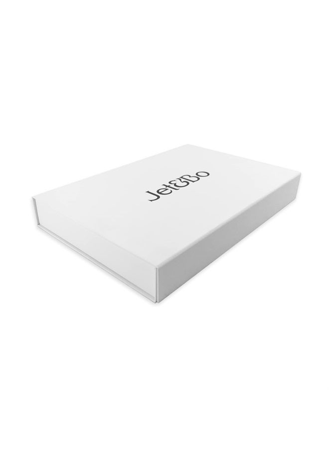 Jet&Bo 100% Pure Cashmere Lite Eye Mask Gray in Gift Box - Image 5