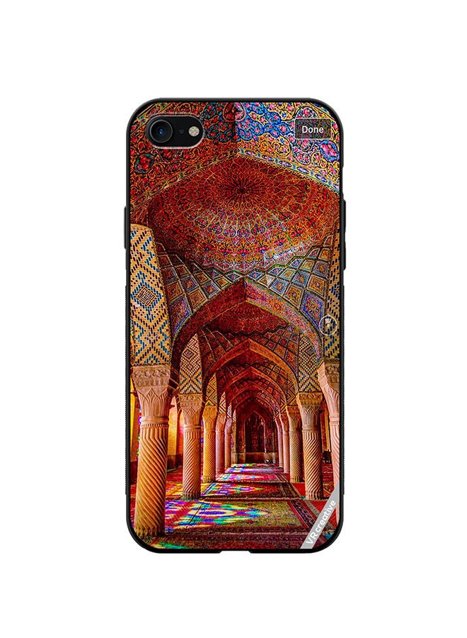 VR CREATIVE Protective Case Cover For Apple iPhone SE (2022) The Pink Mosque Design Multicolour  - Image 1