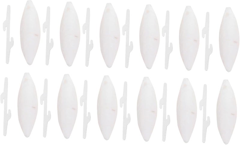 Hemobllo 12pcs Bird Cuttlebone, Pet Grinding Cuttlefish Bone Teeth Grinding Chew Toy Finches Birds Calcium Suitable for Parrot Cockatiels with 12 Hooks Buckle - Image 1