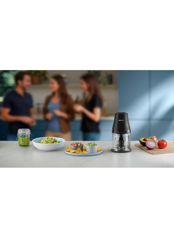 فيليبس خلاط فيليبس 450 واط مع 4 شفرات و 2 سرعة، وعاء بلاستيكي سعة 1 لتر - HR1501/00 - Image 4