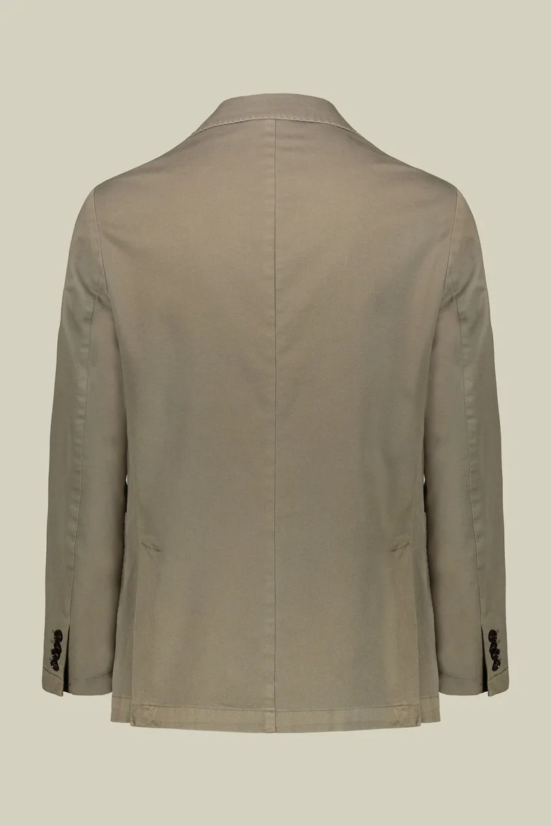 دوبل غانغر Men's unlined single-breasted blazer and - Olive Green