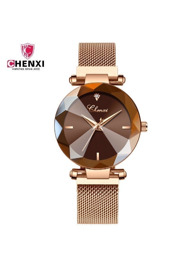 Chenxi Women's Analog Wrist Watch stainless steel band Quartz waterproof for women office business lady party dating birthday gift - Image 1