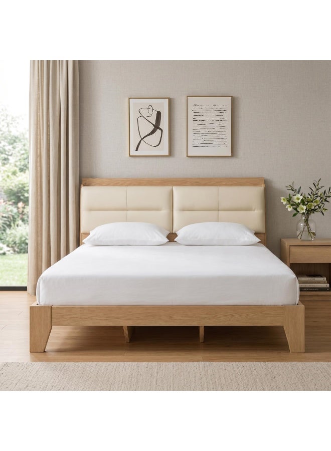 ROYALOAK Roger King Size Bed | MDF Construction | King Bed | Melamine Finish | Modern Design | Durable & Long-lasting | Bed King Size - Image 1