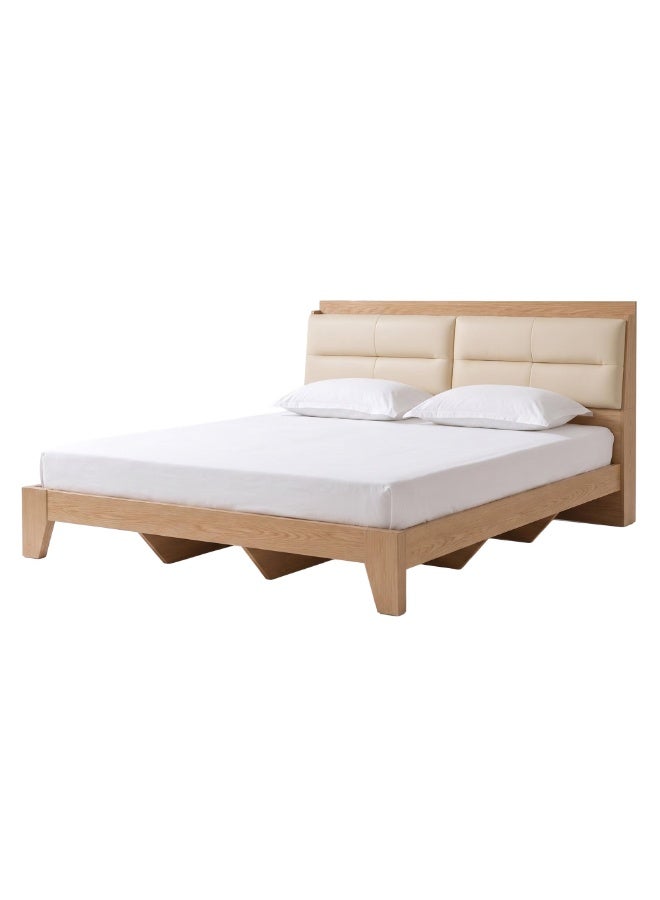 ROYALOAK Roger King Size Bed | MDF Construction | King Bed | Melamine Finish | Modern Design | Durable & Long-lasting | Bed King Size - Image 4