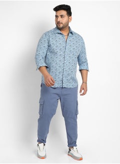 Instafab Plus Instafab Plus Micro Floral Shirt  - Image 5